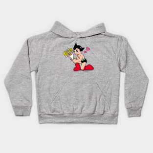 Astro Boy Flowers Kids Hoodie